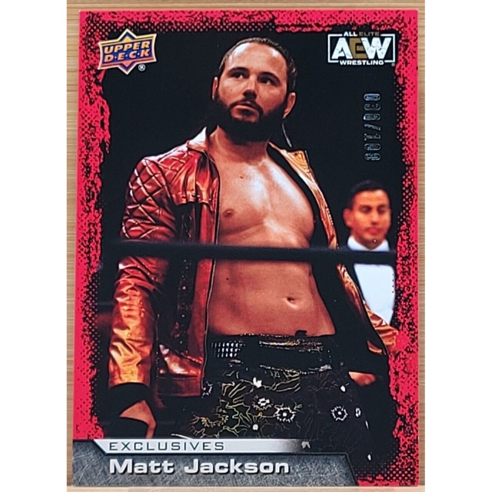 2022 UPPER DECK AEW MATT JACKSON EXCLUSIVES #D/100